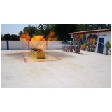 curso de treinamento de bombeiros no Jardim Belval