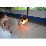 treinamento evacuação de emergência no Centro